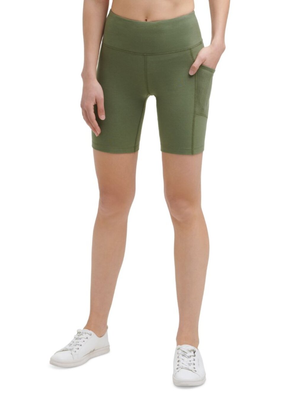 Calvin Klein Womens Performance High Waist Bike Shorts